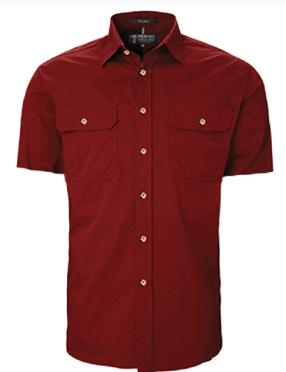 Pilbara Men's Open Front S/S Shirt RM500BTS
