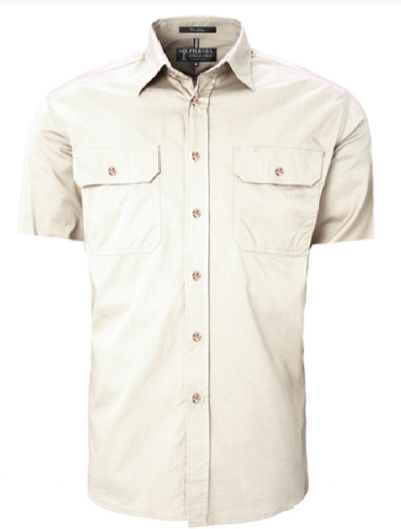 Pilbara Men's Open Front S/S Shirt RM500BTS