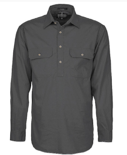 Pilbara Men's Closed Front L/S Shirt RM200CF