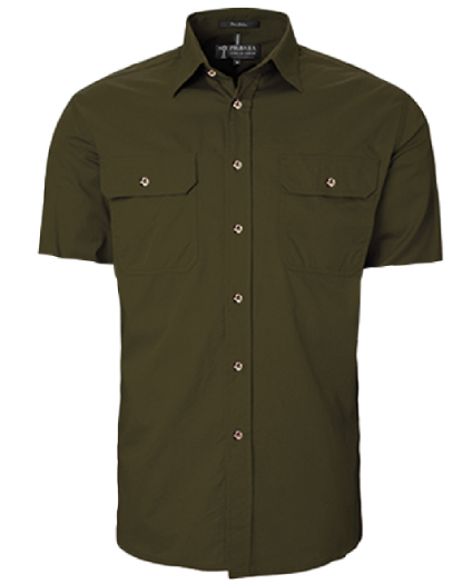 Pilbara Men's Open Front S/S Shirt RM500BTS