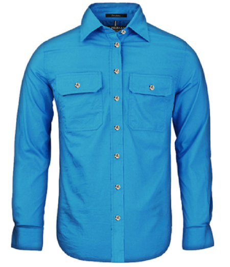 Pilbara Women's Open Front Long Sleeve Shirt RM600BT