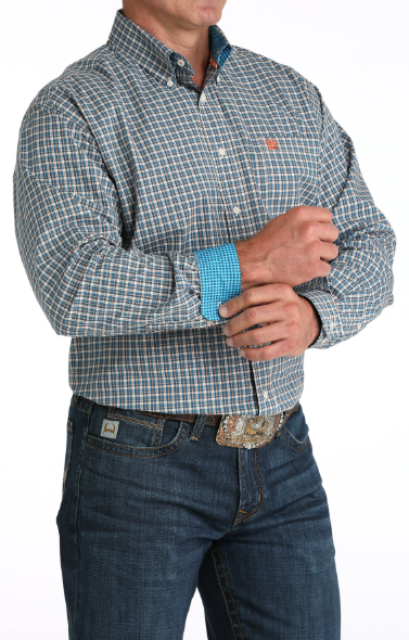 Cinch Mens Shirt - MTW1105954 BLU