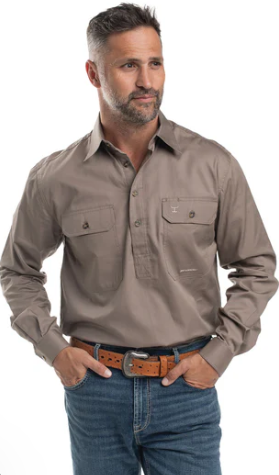 Just Country Men's Cameron 1/2 Button - 10101