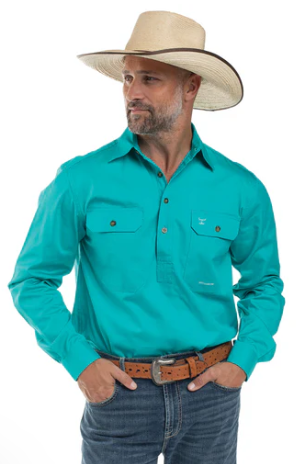 Just Country Men's Cameron 1/2 Button - 10101