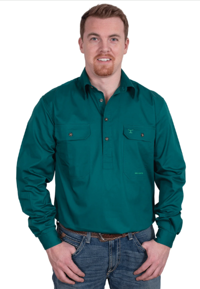 Just Country Men's Cameron 1/2 Button - 10101