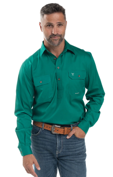 Just Country Men's Cameron 1/2 Button - 10101