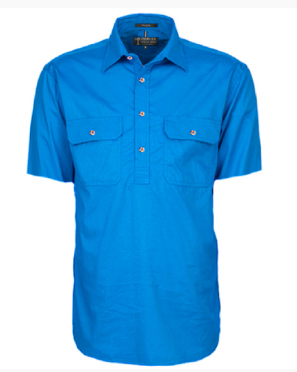 Pilbara Men's Closed Front S/S Shirt RM200CFS
