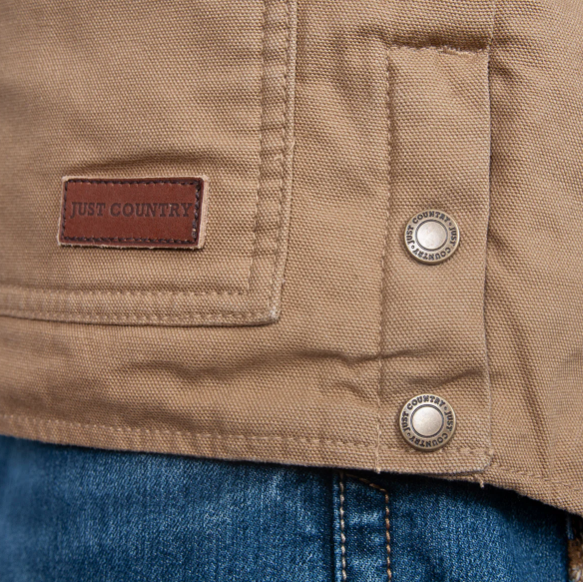 Just Country Adults Diamantina Canvas Jacket - MWOJ1916