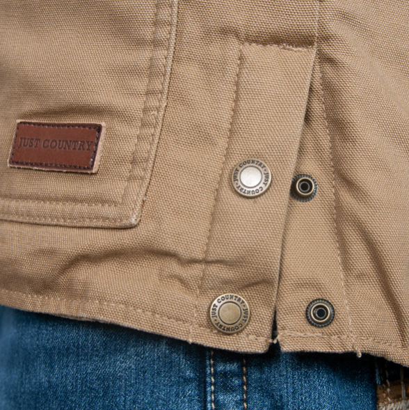 Just Country Adults Diamantina Canvas Jacket - MWOJ1916