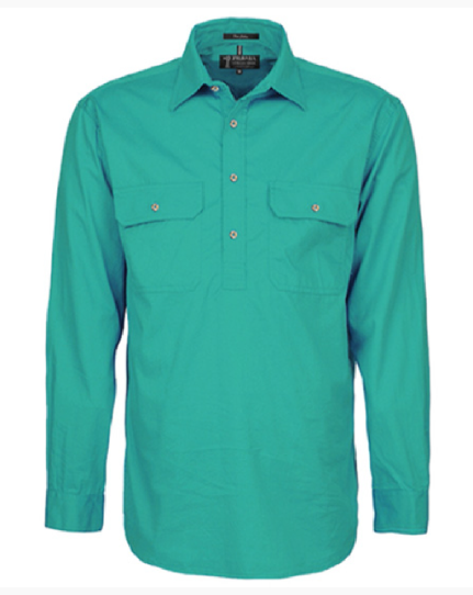 Pilbara Men's Closed Front L/S Shirt RM200CF