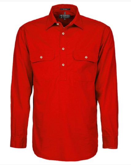 Pilbara Men's Closed Front L/S Shirt RM200CF