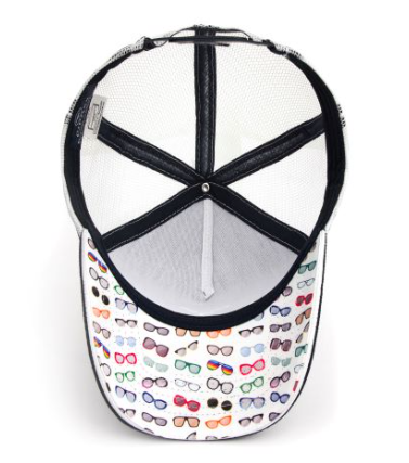 Gidgee Eyewear Trucker Cap - Navy Blue & White - GE058
