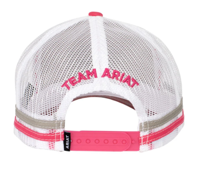 Ariat Est. Patch Trucker Cap - Raspberry - AC2207