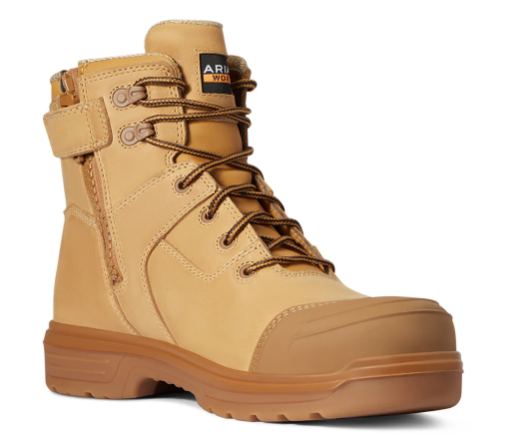 Ariat Men's Turbo Hamersley 6" Side Zip Carbon Toe Work Boot - 10035860