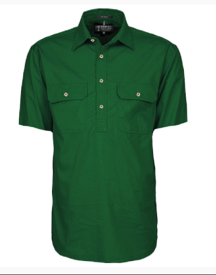Pilbara Men's Closed Front S/S Shirt RM200CFS