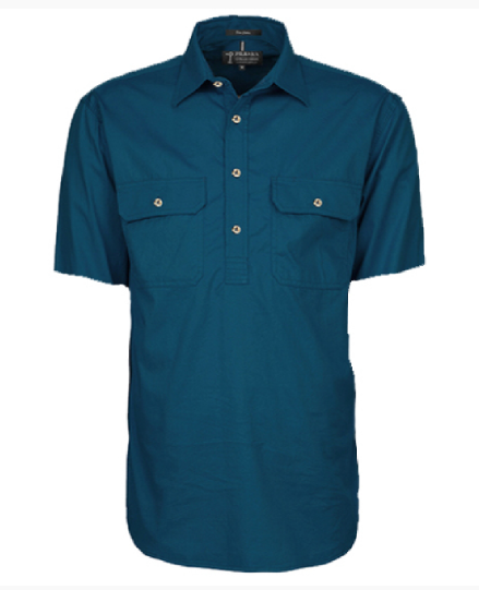 Pilbara Men's Closed Front S/S Shirt RM200CFS