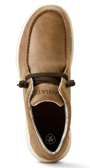 Ariat Men's Hilo Stretch Lace Shoe - Brown Bomber - 10046941