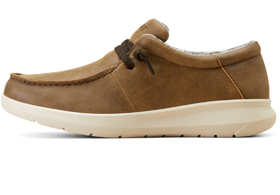 Ariat Men's Hilo Stretch Lace Shoe - Brown Bomber - 10046941