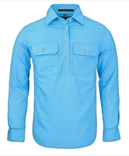 Pilbara Women's Closed Front L/S Shirt RM300CF