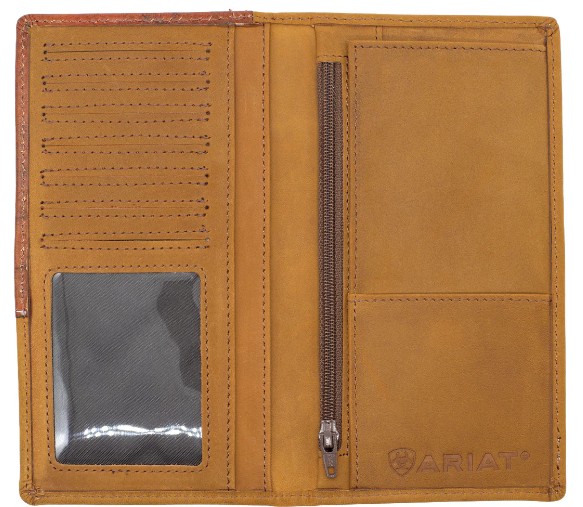 Ariat Rodeo Wallet - Basket Weave Overlay - WLT1110A