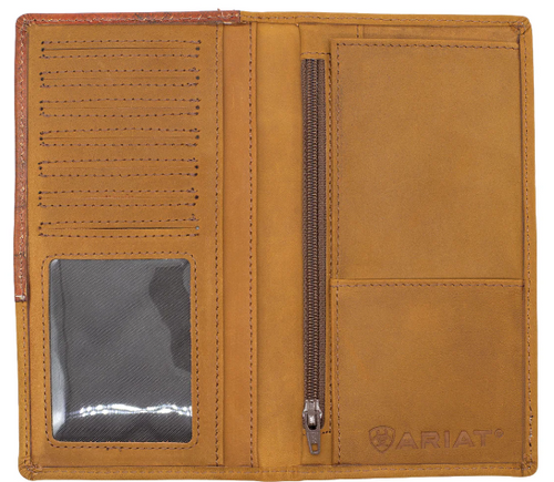 Ariat Rodeo Wallet - Basket Weave Overlay - WLT1110A