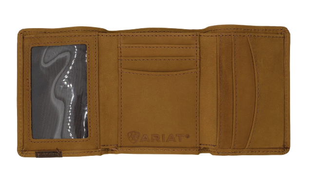 Ariat Tri-Fold Wallet - Accent Overlay - WLT3102A