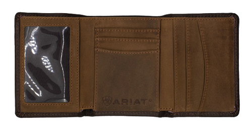 Ariat Tri-Fold Wallet - Logo - WLT3107A