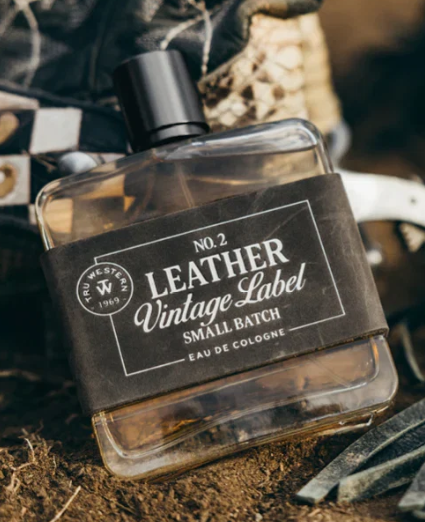 Tru Western Leather Vintage Label #2 Small Batch Eau De Cologne - 98085