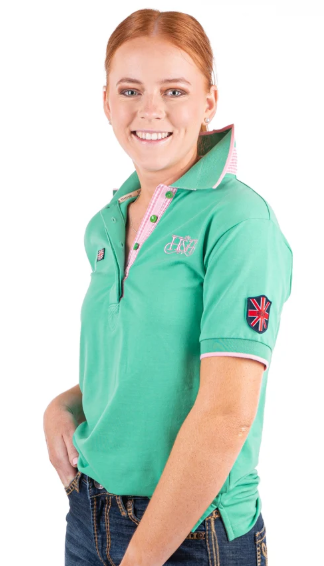 Hitchley & Harrow Loose Fit Polo - Green - EL144