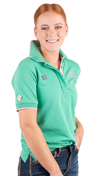 Hitchley & Harrow Loose Fit Polo - Green - EL144
