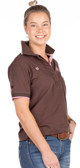 Hitchley & Harrow Loose Fit Polo - Espresso - EL126