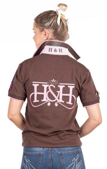 Hitchley & Harrow Loose Fit Polo - Espresso - EL126