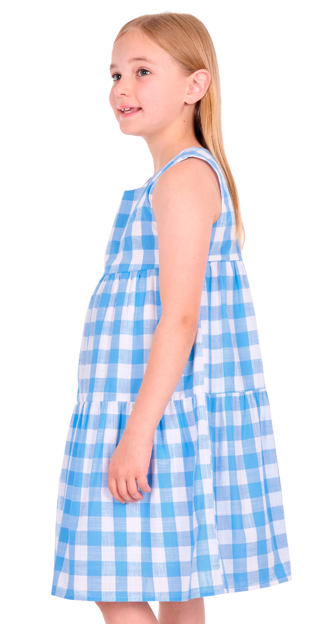 Thomas Cook Girls' Amity Dress - Blue/White - T6S5411073