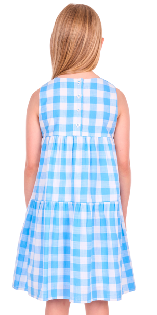 Thomas Cook Girls' Amity Dress - Blue/White - T6S5411073
