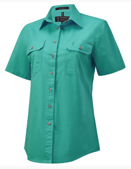 Pilbara Women's Open Front Short Sleeve Shirt - RM600BTS