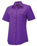 Pilbara Women's Open Front Short Sleeve Shirt - RM600BTS