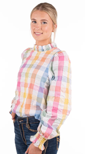 Hitchley & Harrow LC Collection Check Top - LC36-2010
