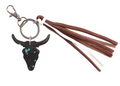 Fort Worth Long Horn Tassel Key Ring