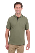 Thomas Cook Men's Henry Tailored 1-Pocket Short Sleeve Polo - Olive - T6S1506025