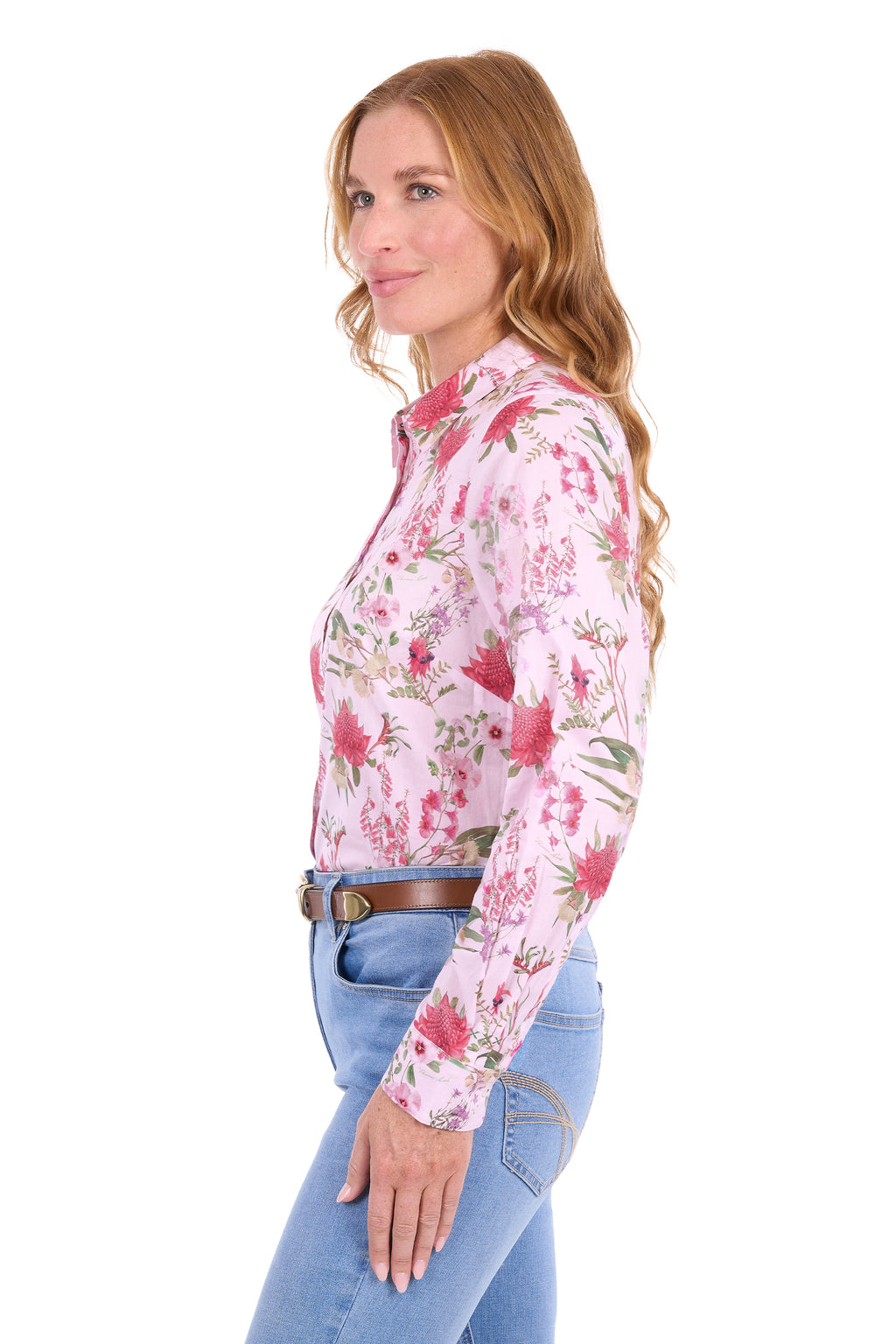 Thomas Cook Women's Frankie Long Sleeve Shirt - Pink Multi - T6S2114068