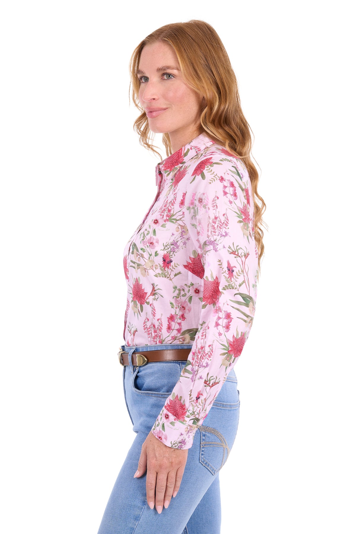 Thomas Cook Women's Frankie Long Sleeve Shirt - Pink Multi - T6S2114068