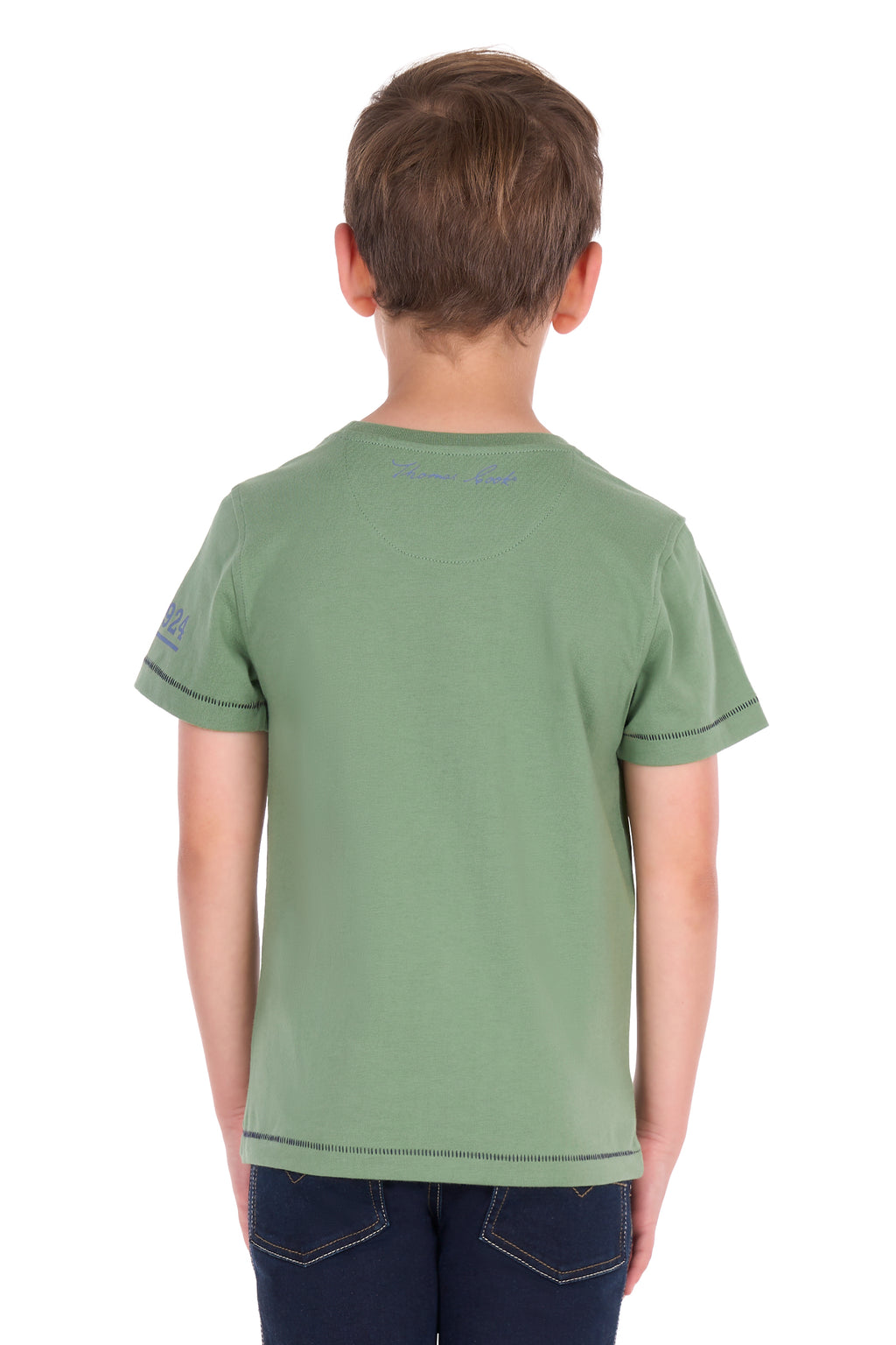 Thomas Cook Boy's Joey Short Sleeve Tee - Light Green - T6S3513125