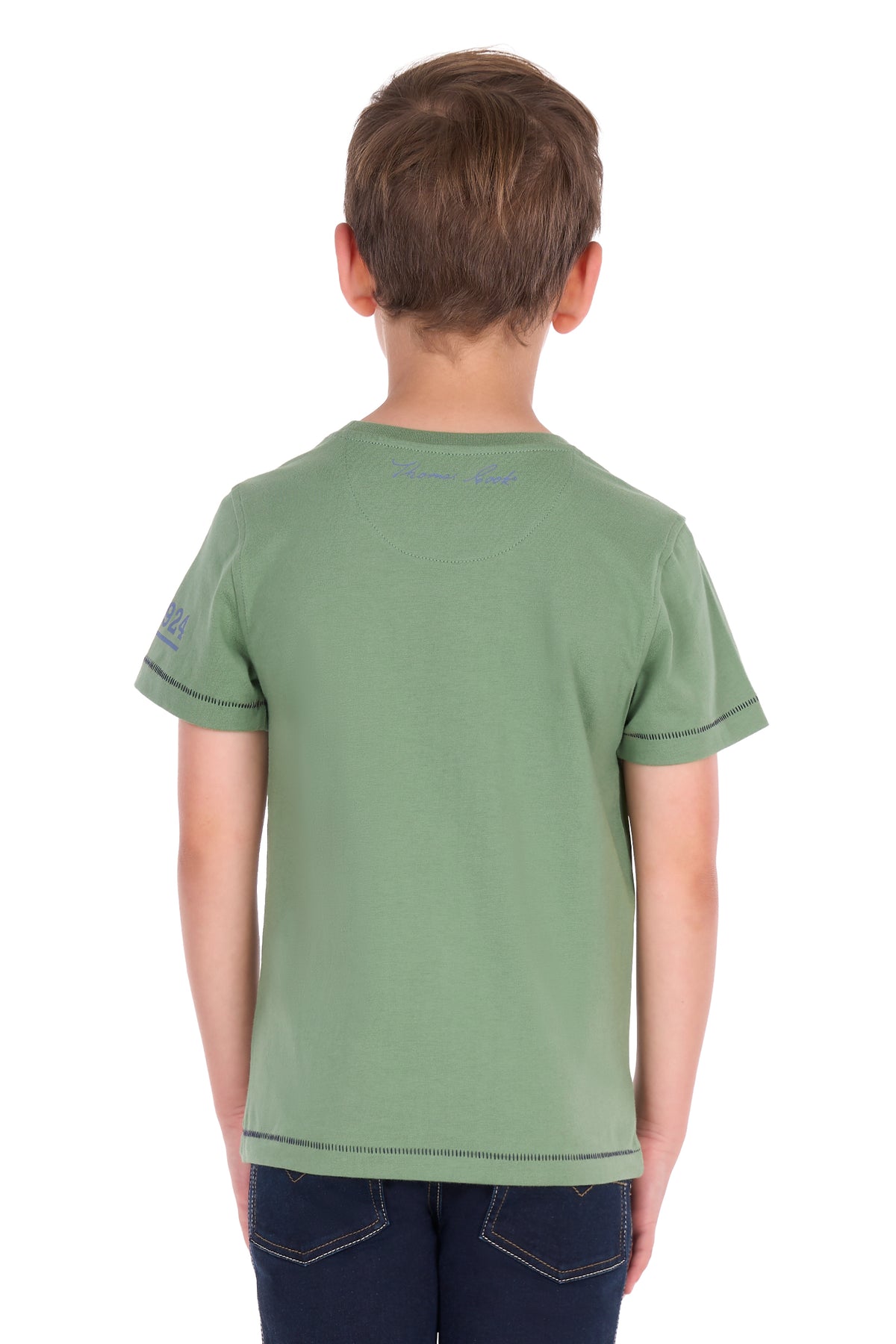 Thomas Cook Boy's Joey Short Sleeve Tee - Light Green - T6S3513125
