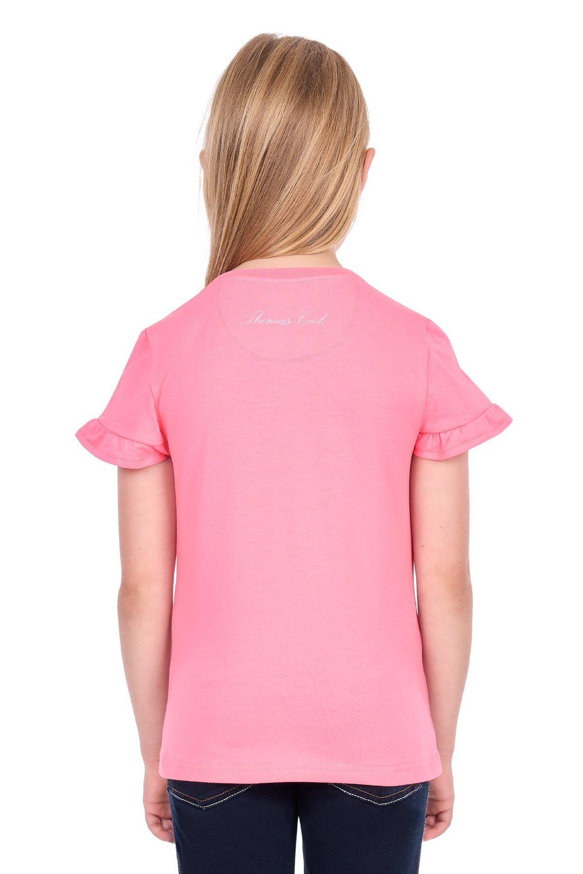 Thomas Cook Girl's Mina Short Sleeve Tee - French Pink - T6S5539114