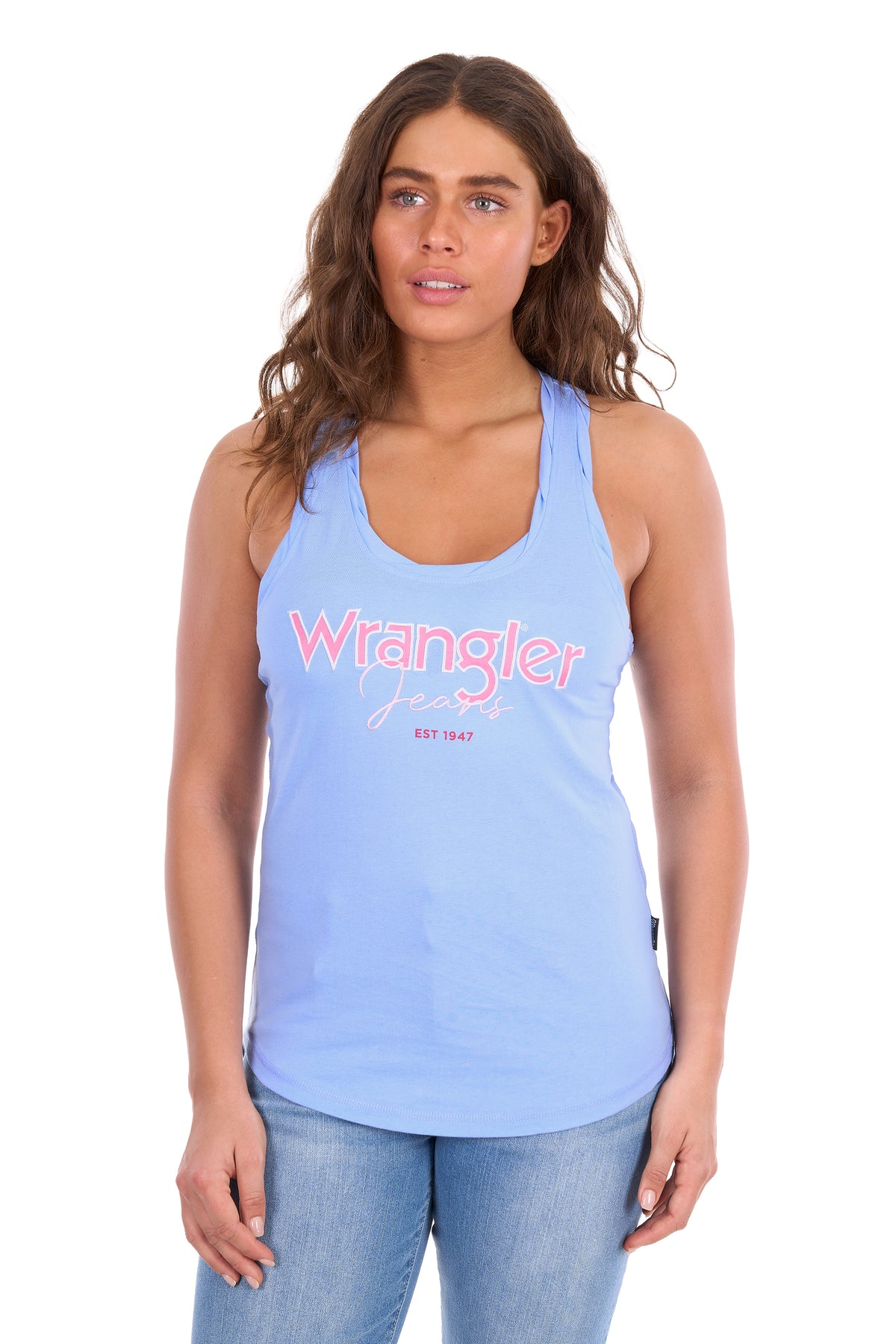Wrangler Women's Maya Tank - Light Blue - X6S2508649