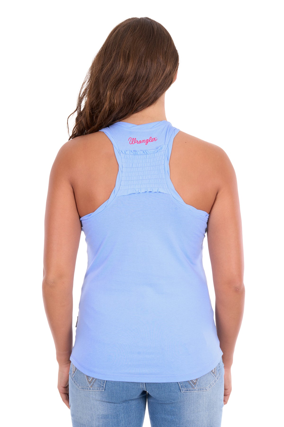 Wrangler Women's Maya Tank - Light Blue - X6S2508649