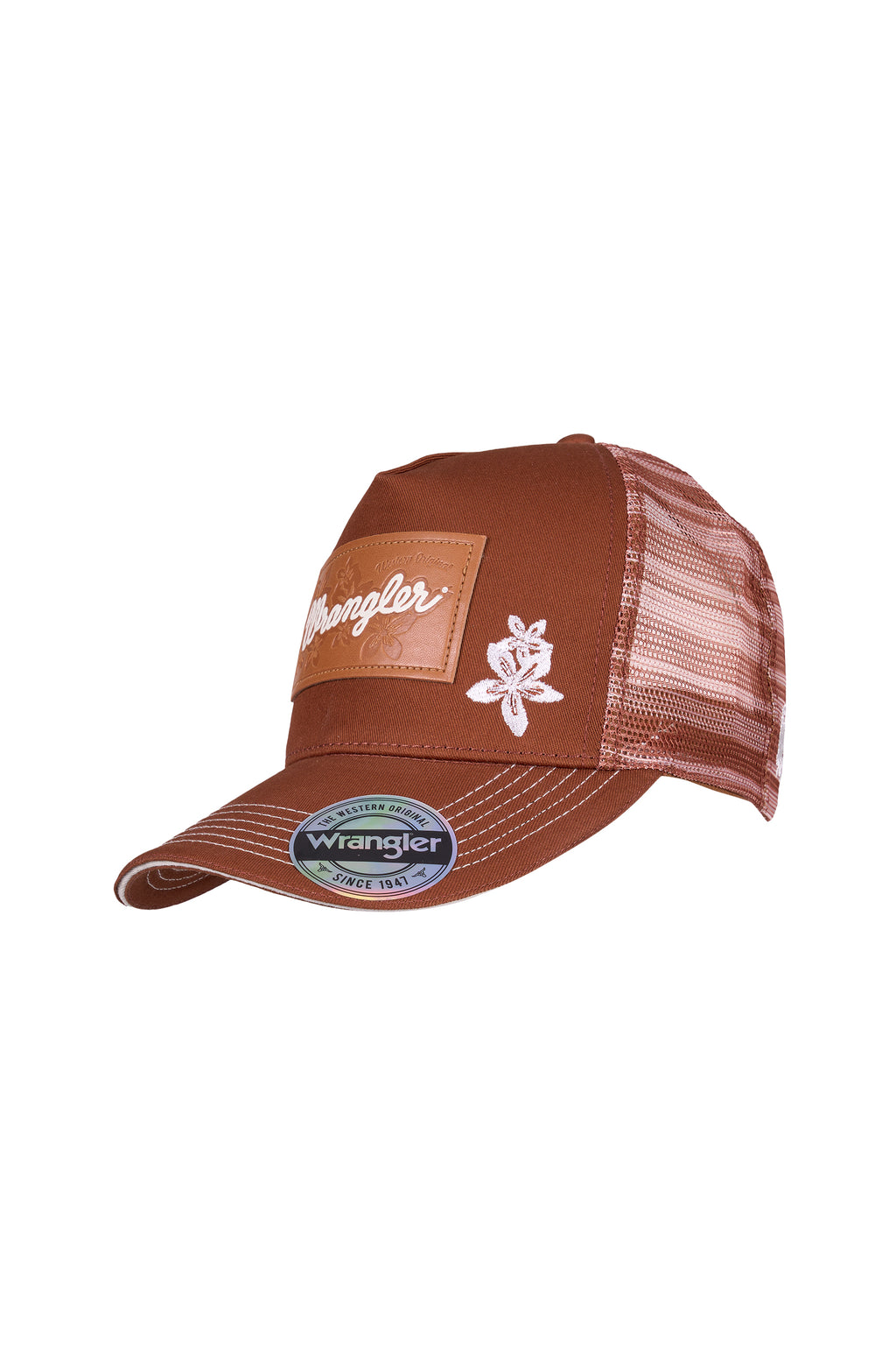 Wrangler Jenna High Profile Ponytail Trucker Cap - Copper - X6S2939CAP