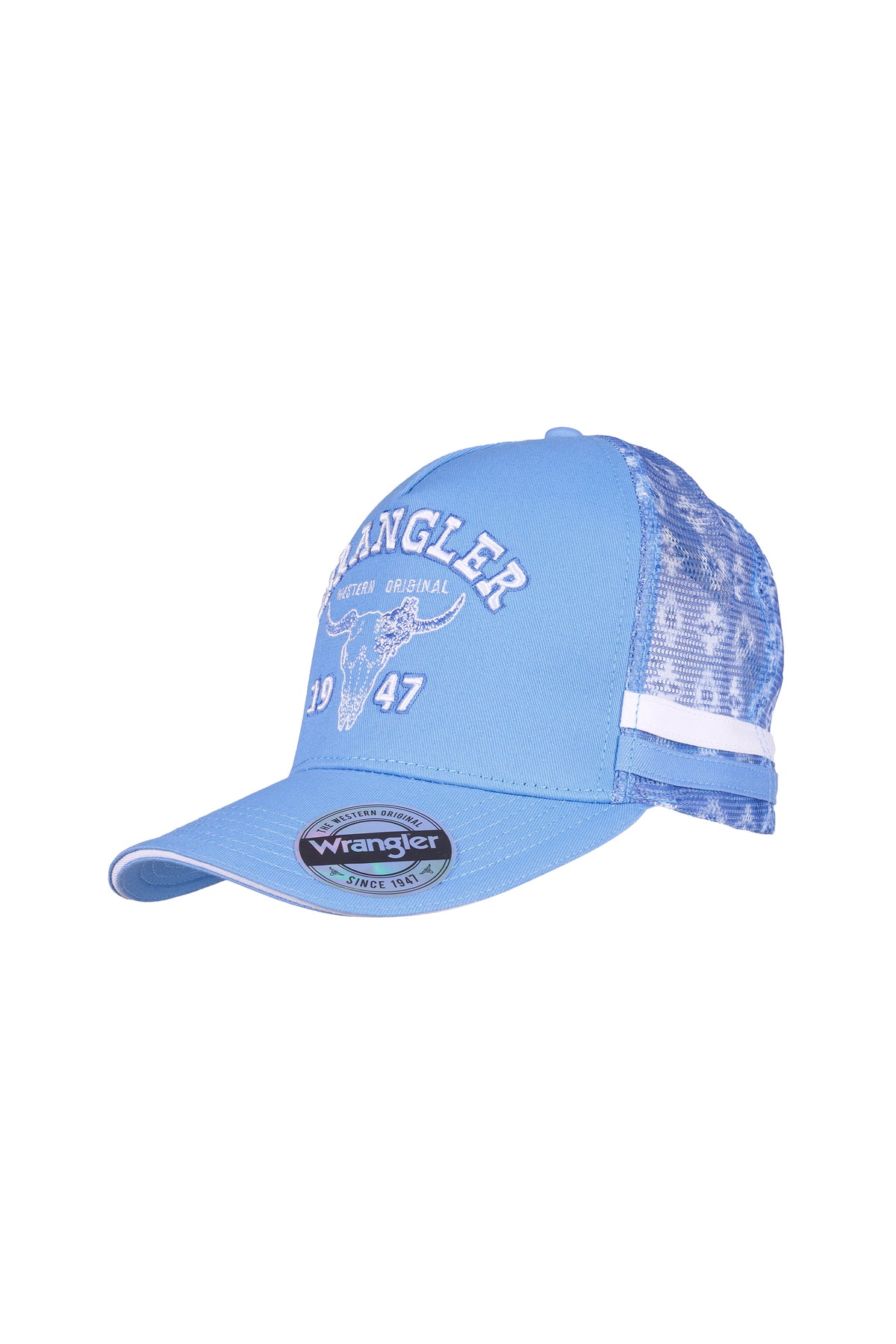 Wrangler Lilly High Profile Trucker Cap - Light Blue - X6S2944CAP