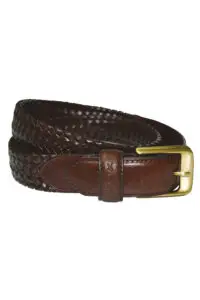 Thomas Cook Harry Leather Braided Belt - TCP1910BEL